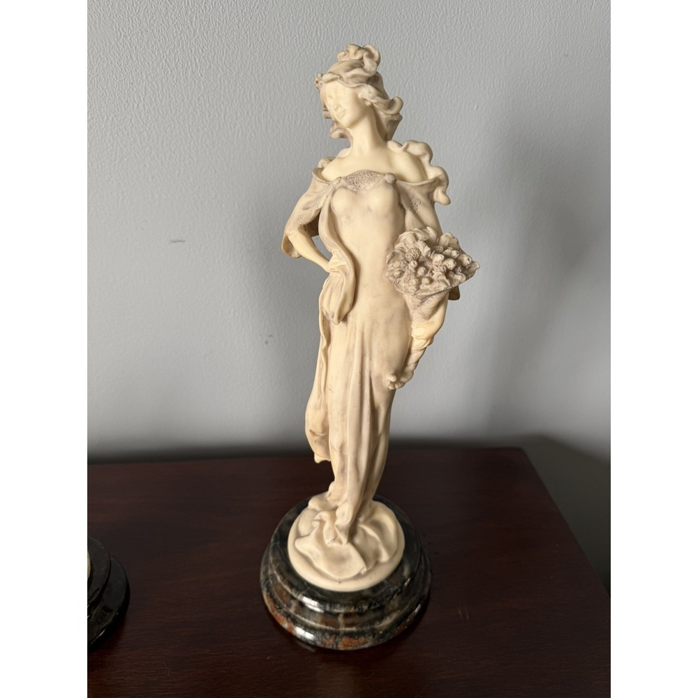 EUC Vintage Giuseppe Armani SPRING Lady with Flower Figurine